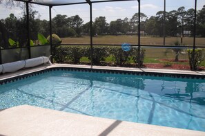 Swimming pool looking to the south west