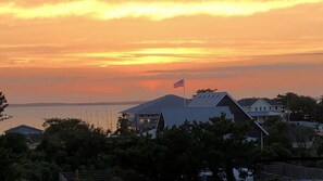 Vue sur la plage ou l’océan