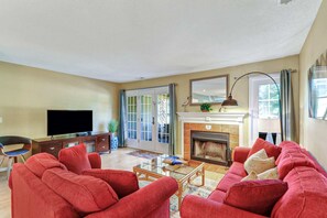 Living Room is Light & Bright