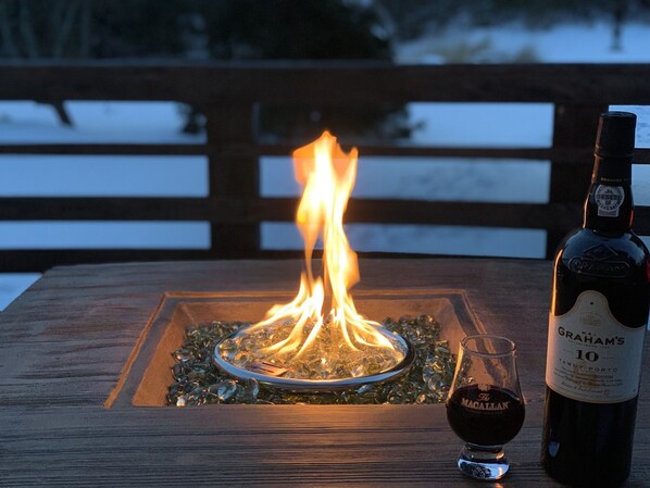 Deck Patio Firepit Table