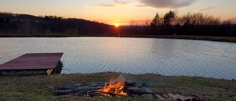 200 feet from the deck...Just add marshmallows!