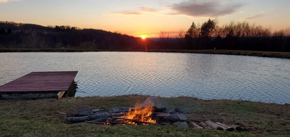 200 feet from the deck...Just add marshmallows!