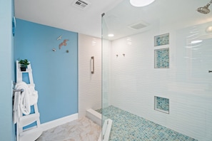 Oversized Master Bathroom Shower! - Custom oversized shower!