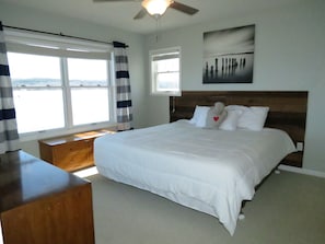 King Master Bedroom with Lake Views