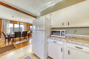 Kitchen looking into Dining Room