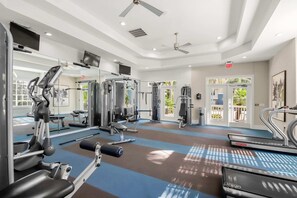 Keep up your exercise routine. get free access to our onsite gym