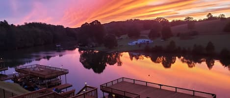 View of Cove at Sunset. Seriously, this Image is not Filtered or Edited...