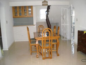 Apt #3 downstairs. Dining room in 2bedroom, ,2bathroom unit