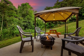 Fire Pit and Outdoor Dinning 