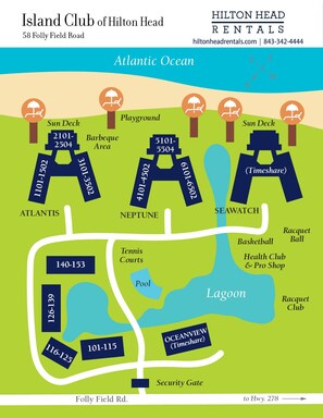 Island Club Map