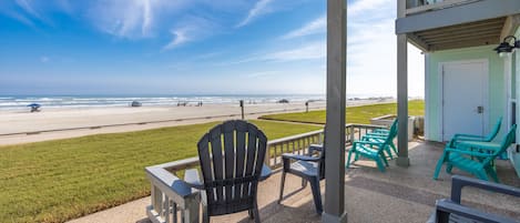 Beautiful beach views from your patio area