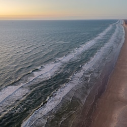 Miles of windswept Texas beaches
