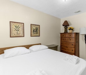 Sleep better at Padre Escapes with our exclusive Clean Bed Promise; providing fresh linens, comforters, and towels washed at high temperatures exceeding CDC recommendations, setting us apart for a truly restful vacation