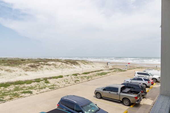 Enjoy the beach views from your private balcony