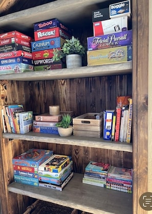Games, puzzles, and books for all ages