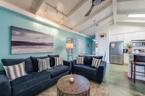 Open concept floor plan means everyone is together