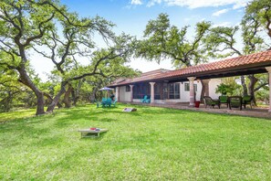 Plenty of yard space for outdoor fun
