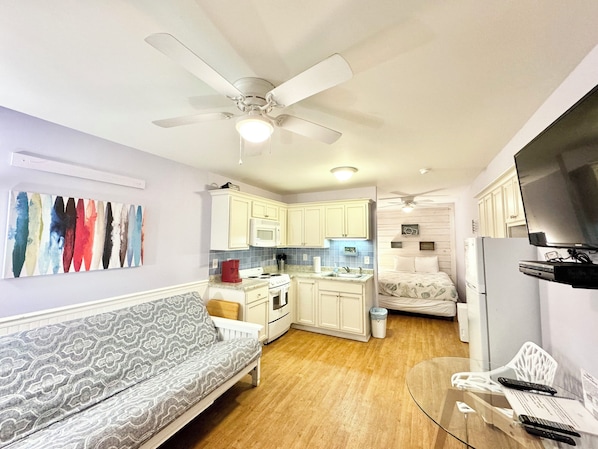300 sqft studio unit.