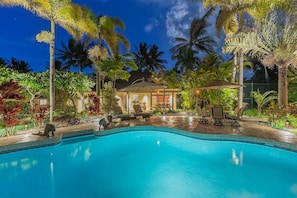 Kailua Shores Estate by night