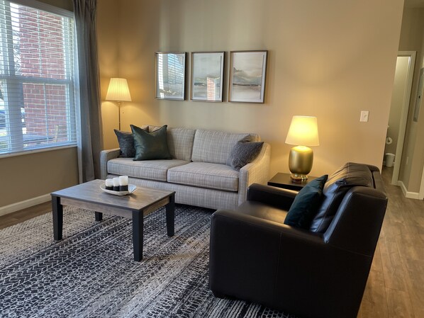 Another view of the living room 