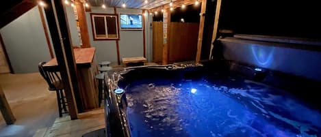 Netflix and Hot Tub
