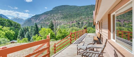 Ouray Vacation Rental | 3BR | 2.5BA | 2,000 Sq Ft | Step-Free Access
