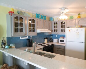 Kitchen With Countertop Seating