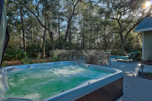 Soak in the pool, hot tub and lake views at 43 Off Shore