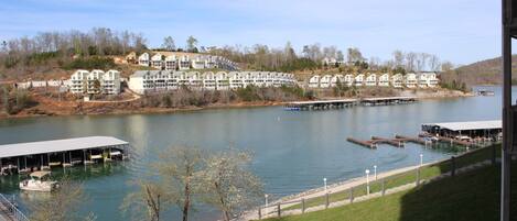 View from the Deck, Dock slips available