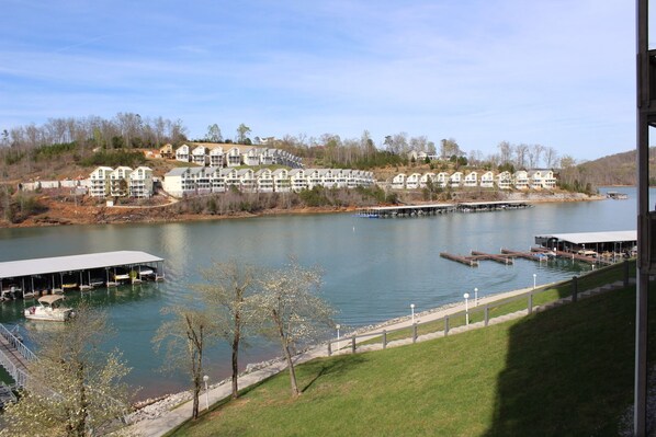 View from the Deck, Dock slips available