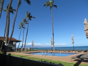 Hale Kai # 119 - Our oceanfront pool. Steps from unit!