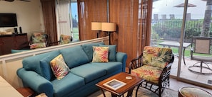 Sofa and side chair