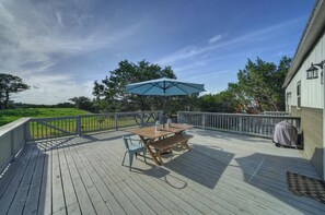 Back Deck with Sunset Views