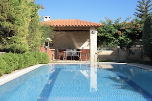 Relax and unwind at the pool.