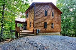 Side Entrance with 4 Steps to Door