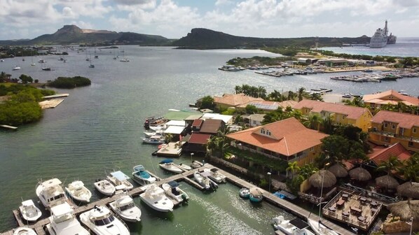 Drone View Apartment next to Spanish Water
