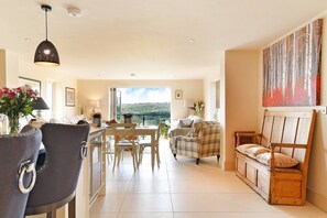 The living area at Horseshoe House, Peak District