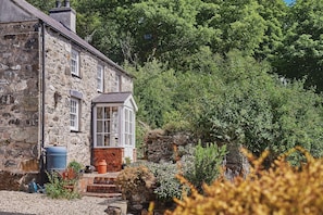 The exterior of Orchard Cottage, Anglesey
