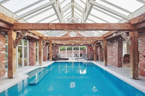 The indoor swimming pool at Steward's Cottage, Welsh Borders