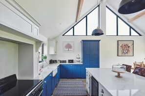 The kitchen at Big Barn, Welsh Borders