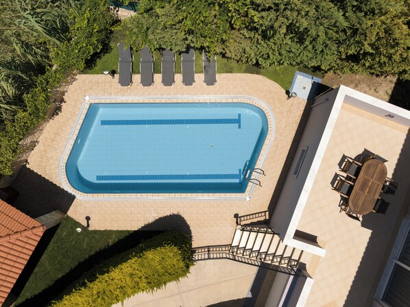 Christina Villa II with a sensory driven design private pool.