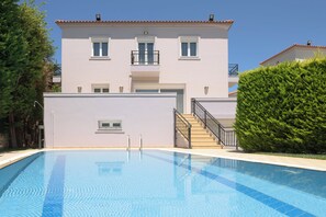 The outdoor pool area will be a favourite spot in summer months. 
