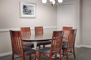 Separate dining area
