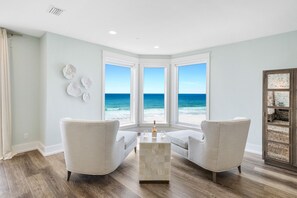 3rd Floor Master Sitting Area with Stunning Beach Views