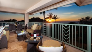 Beautiful ocean view surrounds the property