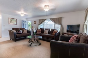 Front entrance into living room