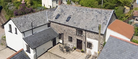 Aerial view of Stepps Farm