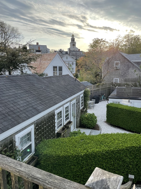 View from front door on upper deck.