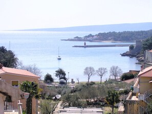 Vue sur la plage/l’océan