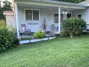 Relax on the front porch.